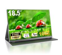 MOMODS Ecran Portable, 18.5 Pouces 100Hz Moniteur Portable avec IPS FHD 1080P VESA USB-C Mini HDMI, Ecran Portatif de Jeu Eye Care, pour Ordinateur Portable, PC, Mac, PS5, Xbox