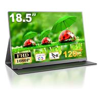MOMODS Ecran Portable, 18.5 Pouces 120Hz Moniteur Portable avec IPS FHD 1080P VESA USB-C Mini HDMI, Ecran Portatif de Jeu Eye Care, pour Ordinateur Portable, PC, Mac, PS5, Xbox