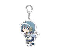 momogut Anime Magical Girl Madoka Keychain Cute Pendant Puella Magi Madoka Kaname Magica Keychain Gift Key Ring Bag Charm