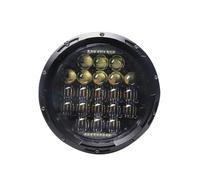 MOMOHCHGBT Ensemble De Phare Pour Davidsion Pour Softail Slim Fat Boy Avec Feux De Jour Phares À LED H4 De 7 Pouces Phares Avant(002 Black)