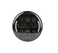 MOMOHCHGBT Ensemble De Phare Pour Sportster 1200 883 Pour Street 750 5-3/4" 5,75 Pouces Phare Rond À LED Angel Eyes Phares Avant(45w Half Halo)