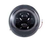 MOMOHCHGBT Ensemble De Phare Pour Vespa GTS 300 Avant 2018 Phare LED Noir Avec Halo Moto Phares Avant