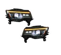 MOMOHCHGBT Feux Antibrouillard Pour Jeep Pour Grand Pour Cherokee 2014-2021Phares Avant À LED Phares Automatiques Améliorés Lentilles Bifocales Accessoires Phares LED(Type B)