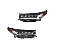 MOMOHCHGBT Feux Antibrouillard Pour Toyota Pour Highlander 2018-2021 Phares Avant De Voiture Phares Angel Wings Améliorés Clignotants Dynamiques Accessoires Phares LED