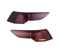MOMOHCHGBT Feux Arrière De Voiture Pour VW Pour Golf 8 MK8 2020-UP Frein À LED Eau Qui Coule Scintillement Essuyage Clignotant Ensemble Feu Arrière Voiture Avertissement De Sécurité(Red)