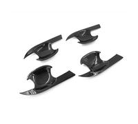 MOMOHCHGBT Poignée Extérieure Côté Conducteur Pour Toyota Pour Highlander XU70 2020 2021 2022 Couvercle De Poignée Cuvette Porte Décoration Voiture(Carbon bowl)