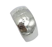 MOMOHCHGBT Pommeau Vitesse Pour Skoda Pour Octavia II FL 2008-2011 Pour MK2 2004-2008 5/6 Speed Gear Shift Knob Cap Couvercle Badge Emblem Lever Lever Shifter(5 Speed Chrome)
