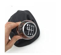 MOMOHCHGBT Pommeau Vitesse Pour VW Pour Passat Pour B5 1998-2004 5/6 Speed Car Wooden Gear Shift Lever Lever Shifter Gaiter Boot Cover Noir Cuir Black Cuir(6 Speed WoodGrain)