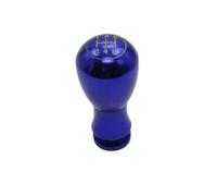 MOMOHCHGBT Pommeau Vitesse Tête Changement Universelle Manuelle À 5 Vitesses Engrenage En Alliage D'aluminium Pour Remettre État Voiture Avec Tête Changement Vitesse(Blue)