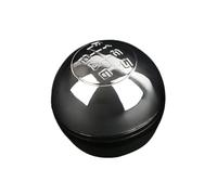 MOMOHCHGBT Pour Alpha Romeo Pour Giulietta 2010-2024 Pommeau De Levier Vitesse Voiture Manette Changer Pommeau Vitesse(Black Silver)
