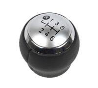 MOMOHCHGBT Pour TOYOTA Pour YARIS II 2 MK2 2005-2011 Voiture-style 5 6 Vitesses Levier De Vitesse Pommeau Niveau Botte En Cuir Changer Pommeau Vitesse(6S Sliver Type2)