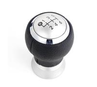 MOMOHCHGBT Pour TOYOTA Pour YARIS II 2 MK2 2005-2011 Voiture-style 5 6 Vitesses Levier De Vitesse Pommeau Niveau Botte En Cuir Changer Pommeau Vitesse(5S Sliver Type1)
