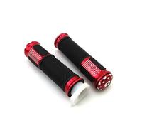 MOMOHCHGBT Ruban De Guidon Moto Poignées Guidon En Aluminium Rouge 22mm 7/8" Universelles Pour ATV Quad 4 Roues Moto Hors Route Vélo Motorisé À Gaz