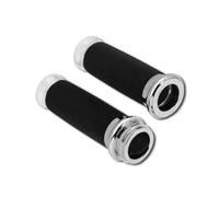 MOMOHCHGBT Ruban De Guidon Moto Pour Touring Pour Road Glide 08-23 1 "poignées De Guidon D'accélérateur Électronique(Chrome Hand Grips)