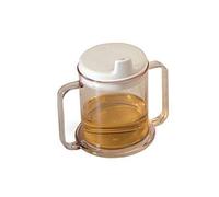 Momola Coupe Anti-débordement Coupe à Bec de Canard et Poignée à Deux Mains pour Les Personnes âgées et Les Enfants