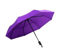 Momola Les Meilleurs parapluies d'ouverture automatiques - Ouverture/Fermeture Automatique,Parapluie Anti-Vent pour Hommes et Femmes (Violet)