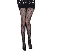 Momolaa collants en résille toile d'araignée Femmes Sexy Motif Collants Résille Imprimé Floral Collants Bas Seggings Taille (sans Collants) collants en résille toile d'araignée (Black, One Size)