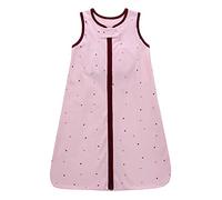 Momolaa Gigoteuse Bébé 0.5 Tog Coton Turbulette Gigoteuse été Fille et Garçon,sans Manches Sac de Couchage pour bébé Longueur 65-82cm pour bébé de 0 à 18 Mois (Rose, 6-18 Mois)