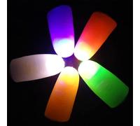 MOMOMAGE 1 paire de pouces lumineuses (courtes) - Tours de magie - Lumière LED - Accessoires magiques pour magiciens - Accessoires de magie pour gros plan (lumière bleue)