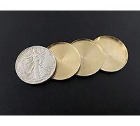 MOMOMAGE 4 en 1 Walking Liberty Demi Dollar Set Magic Tricks Coin Appear Vanish Magic Magician Accessory Close Up Illusion Mentalism