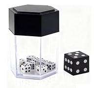 MOMOMAGE Dés Bomb Magic Tricks Explosion Dés Accessoires magiques pour magiciens Gros plan Illusions de rue Gimmicks Mentalisme Fantaisie Amusant (Noir)