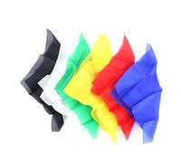 MOMOMAGE Lot de 6 foulards magiques en soie - 15 cm - Accessoires magiques pour magiciens - Accessoire de gimmick (multicolore)
