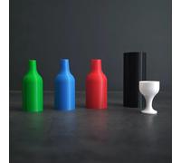 MOMOMAGE Mini tasses et bouteilles tours de magie bouteille changement de couleur disparaît en tasse apparaissant illusions gros plan gadgets mentalisme accessoires