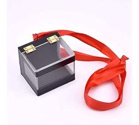 MOMOMAGE The Crystal Clear Switching Box Magic Tricks Prediction Box Magic Stage Close-up Street Accessories Illusion Gimmick Prop Comédie
