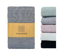 MOMOMUS Jeté Multiusage, Couvre Canapé 2-3 Places, 170 x 260 cm, Bleu | plaid canapé grande taille pour 2-3 places, aussi en couvre-lit pour lits de 80-105 cm
