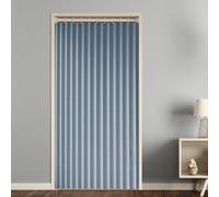 Momooda Rideaux Occultants Porte Interieur Lot de 1, Rideau Separation Entrée Pliant Thermique Anti Froid pour Salon et Cuisine, 220g/m², Gris Bleu, 180x240cm