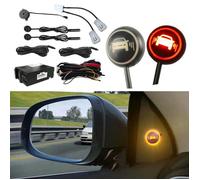 MOMOTOU Changement voie d'assistance de distance de capteur à ultrasons de système de surveillance d'angle mort de voiture - blanc