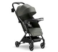 Mompush Lithe V2 Poussette légère + plateau à collation, poussette de voyage pliable et prête pour l'avion, siège inclinable presque plat, porte-gobelet, housse de pluie et sac de voyage inclus