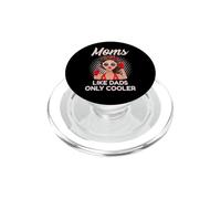 Moms Like Dads Only Cooler Retro Vintage PopSockets PopGrip pour MagSafe