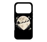 Moms Moon Santa Reindeer Cardigan Blue Merle Corgi Christmas Coque pour iPhone 17 Pro