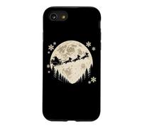 Moms Moon Santa Reindeer Cardigan Blue Merle Corgi Christmas Coque pour iPhone SE (2020) / 7/8