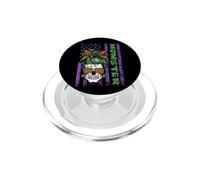 Momster America Flag Skull Mom Leopard Monster Halloween PopSockets PopGrip pour MagSafe