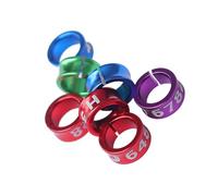 MOMYXCJQ Anneaux de Jambe d'id à Oiseaux - Bandes Ouvertes en Alliage en Aluminium pour perroquets, tourtereaux - Couleurs aléatoires et balises numériques Open_50pcs 4.5mm