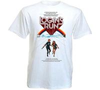 MOMYXCJQ ASWF Logan's Run v4 M.York, J.Agutter T-T-Shirts à Manches Courtes Movie Michael Anderson(X-Large)