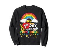 Mon 1er jour de maternelle Rainbow Joyeux premier jour d'école Sweatshirt