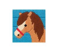 Mon 1er kit canevas - Tête de cheval - Anchor(...) - Marron Marron G