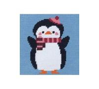 Mon 1er kit tapisserie - Pingouin - Anchor(...) - Bleu Bleu G