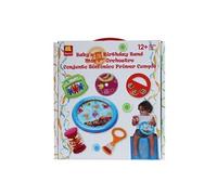 Halilit Baby's First Birthday Band Musical Instrument Gift Set. Includes Ocean Drum, Baby Maraca, Ring My Bell, Rainboshaker & Clip Clap. Music Sensory Baby Toy. Suitable for Boys & Girls 12 months +