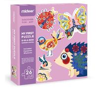 Mon 1er Puzzle Animaux Du Jardin Rose TU