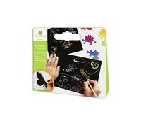 Kit Loisirs Créatifs Enfants - 69 pochoirs - Scratch Art - Dès 5 ans - Sycomore - CRE44021