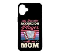 Mon accordéon préféré m'appelle Maman Coque pour iPhone 16 Plus