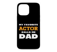 Mon Acteur préféré m'appelle Papa Fils Fille père Papa Coque pour iPhone 13 Pro Max