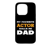 Mon Acteur préféré m'appelle Papa Fils Fille père Papa Coque pour iPhone 15 Pro