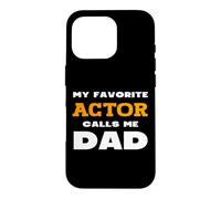 Mon Acteur préféré m'appelle Papa Fils Fille père Papa Coque pour iPhone 16 Pro