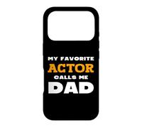 Mon Acteur préféré m'appelle Papa Fils Fille père Papa Coque pour iPhone 17 Pro