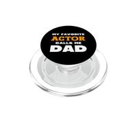 Mon Acteur préféré m'appelle Papa Fils Fille père Papa PopSockets PopGrip pour MagSafe